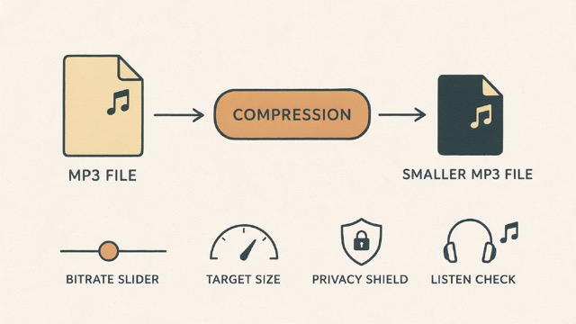 How to Compress MP3 Audio Files Online Safely