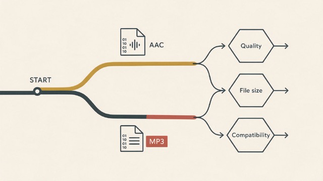 Audio Format AAC vs MP3: Quality, Size, and Compatibility